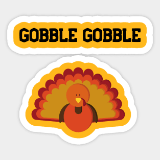 Gobble Gobble Sticker